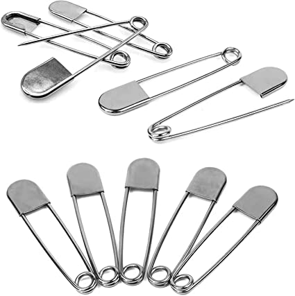 Photo 1 of 10 PCS Heavy Duty Jumbo Safety Pins