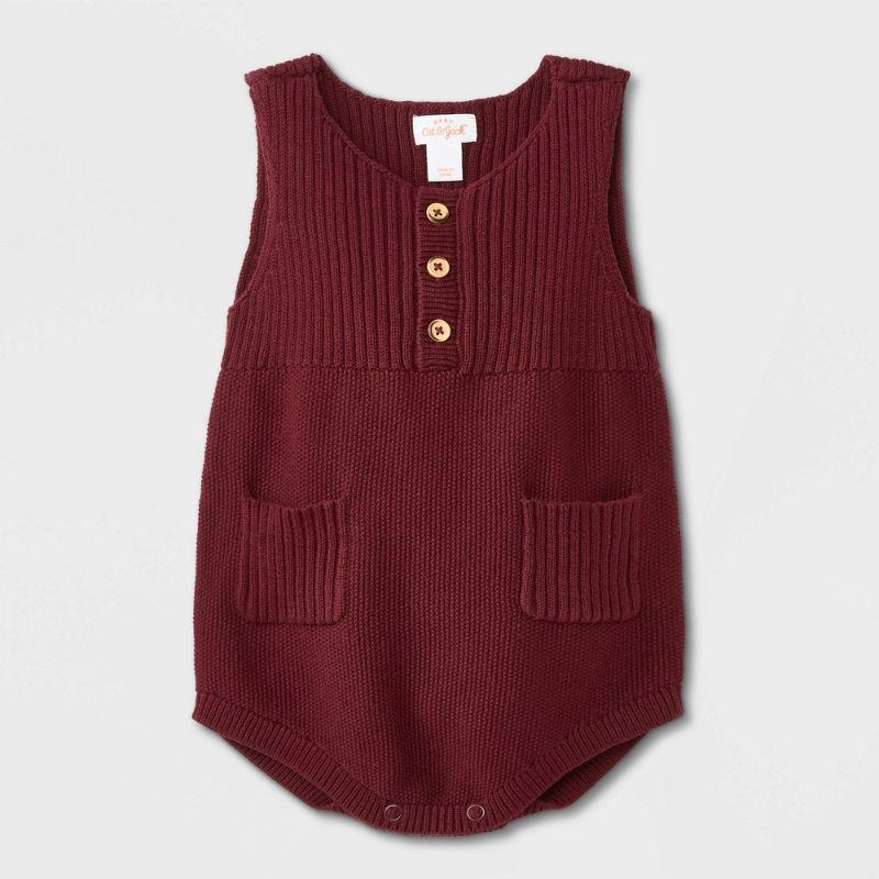 Photo 1 of Baby Boys' Bubble Sweater Romper - Cat & Jack 24M