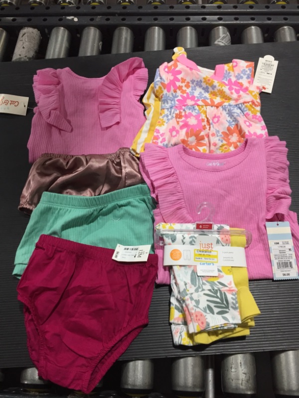 Photo 1 of BUNDLE OF BABY GIRL CLOTHES VARIETY OF STYLES & STYLES 