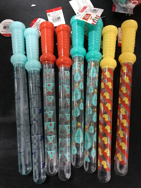 Photo 2 of [10 Pack] Bubble Wands- Designs May Vary