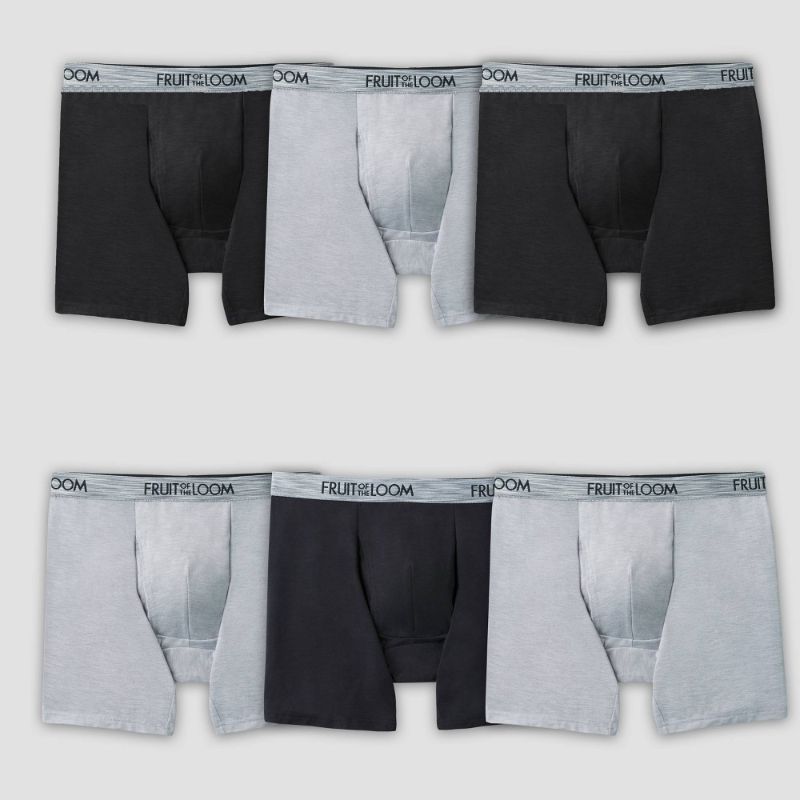 Photo 1 of [Size L] Fruit of the Loom Select Men's Comfort Supreme Cooing Bend Boxer Briefs 6pk