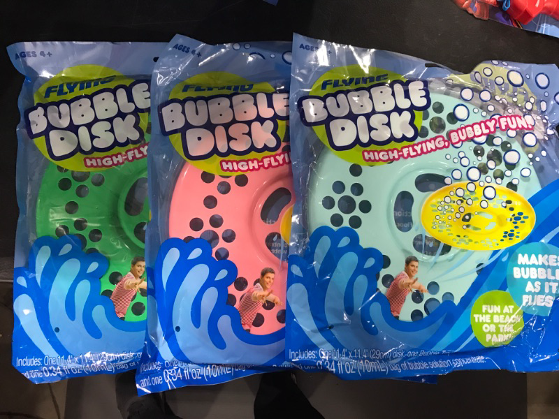 Photo 1 of [3 Pack of Bubble Discs [Colors Vary]