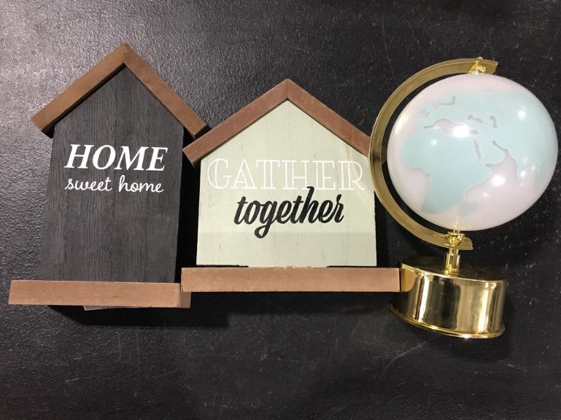 Photo 1 of [3 Pack] Small Target Home Decorations- [Gather Together, Home Sweet Home and Spinning Globe]