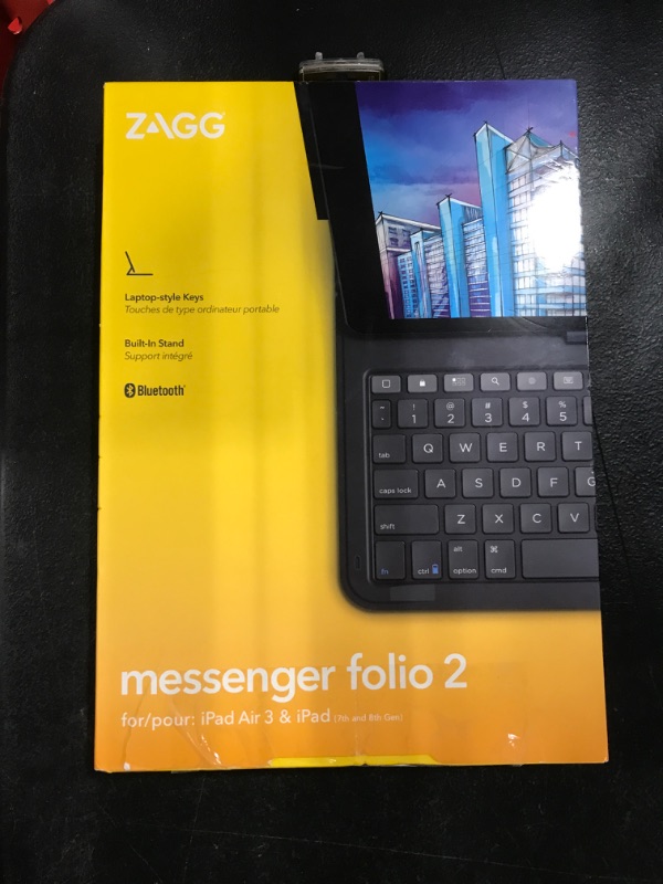 Photo 2 of ZAGG Messenger Folio 2 for 10.2" iPad, 10.5" iPad & iPad Air 3