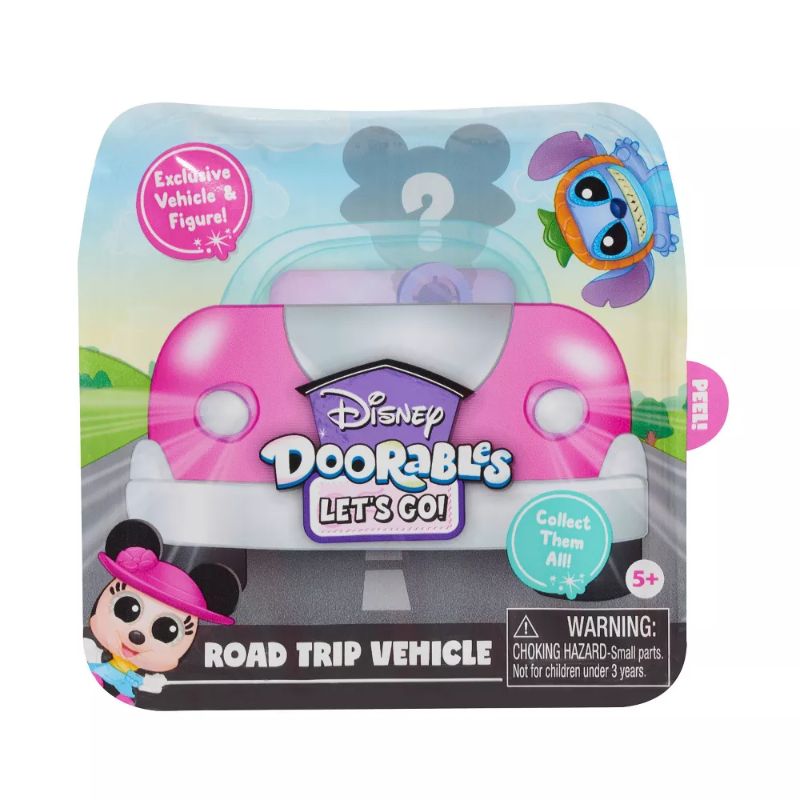 Photo 1 of 2 Pack- Disney Doorables Let's Go! Vehicle Peek Playset