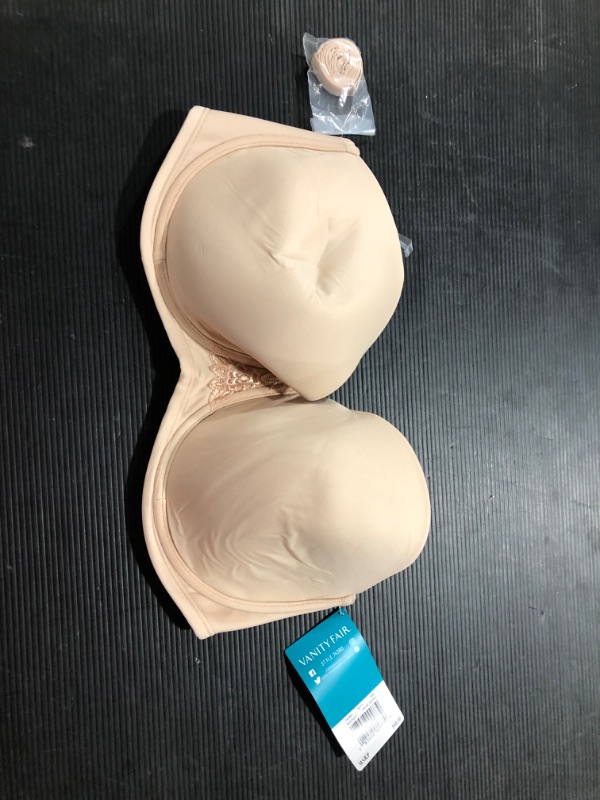 Photo 2 of [Size 38D] Vanity Fair Womens Beauty Back Back Smoothing Strapless T-Shirt Bra Style-Nude