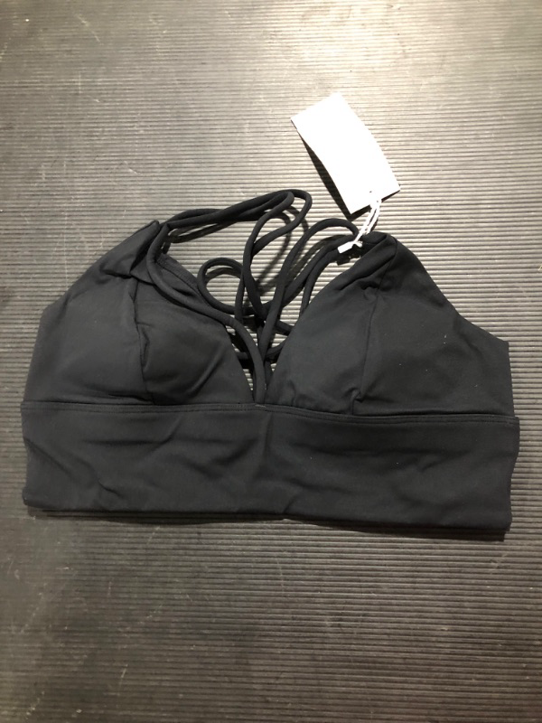 Photo 2 of [Size M] Moto Run Sports Bra- Black