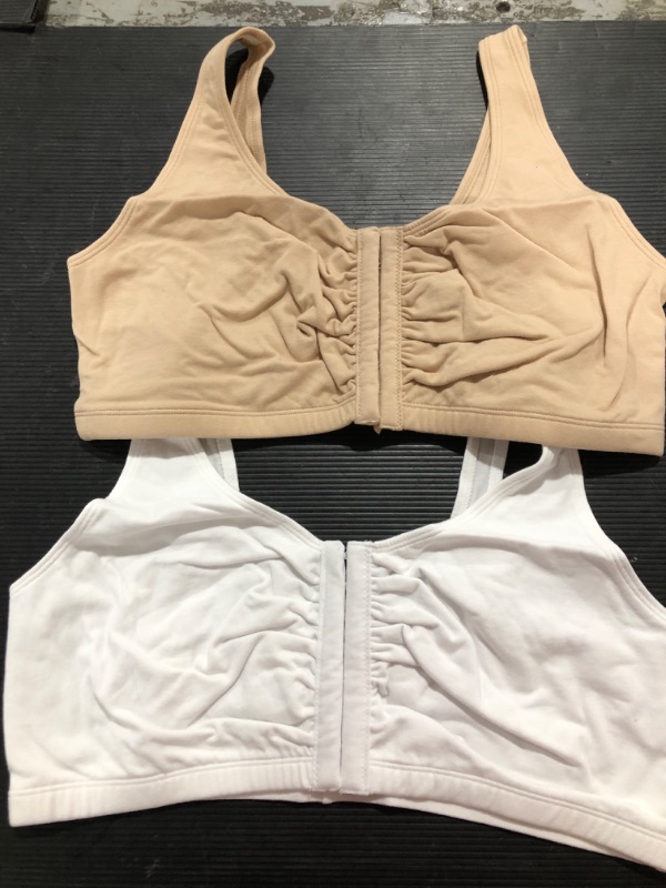 Photo 1 of [Size 44] 2 Pack Sports Bras [White/White]