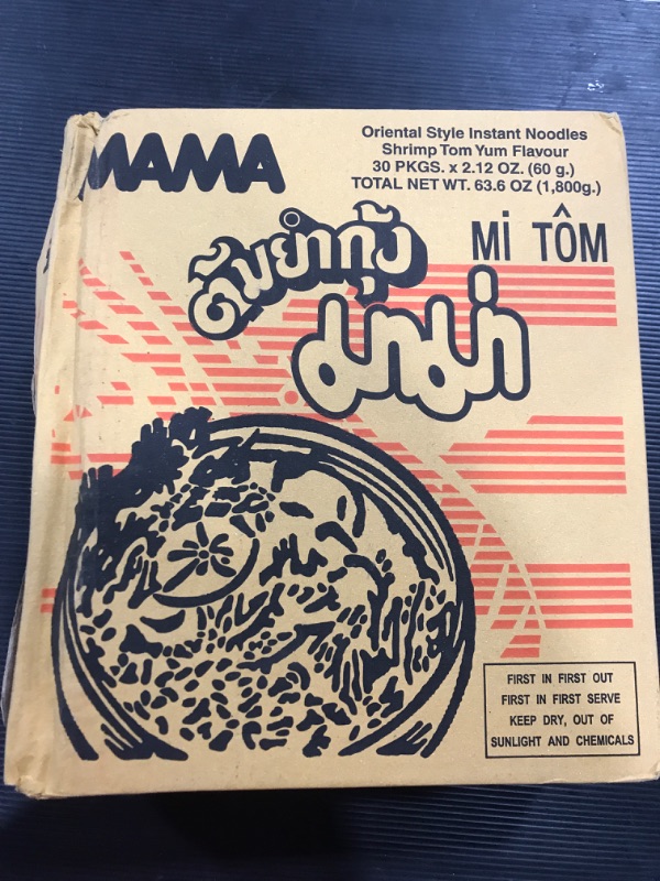 Photo 1 of 30 Pack Mama Instant Noodle, Shrimp, 2.1 Oz