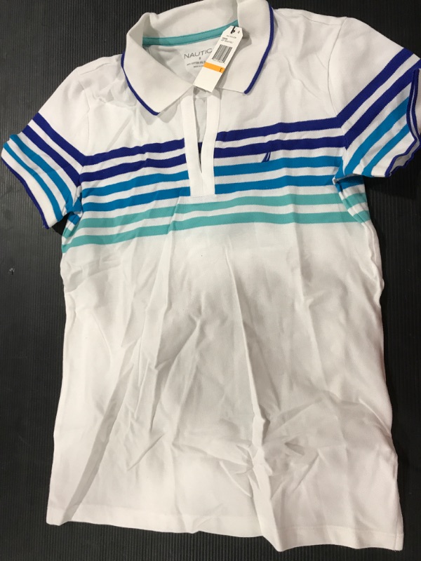 Photo 2 of [Size S] Nautica Women's Stretch Cotton Polo Shirt
