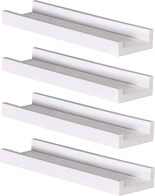 Photo 1 of 4 Pack of Picture Shelves- White