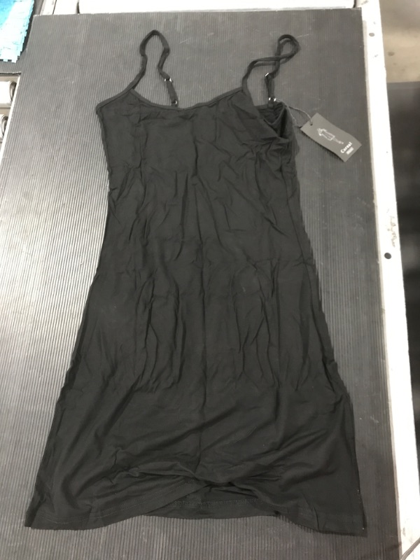 Photo 2 of [Size S] Women's Long Spaghetti Strap Cami Active Basic Camisole Slip Dress