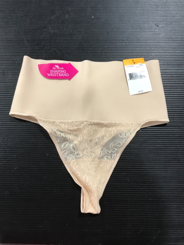 Photo 2 of [Size S] Maidenform Tame Your Tummy Lace Thong DM0049