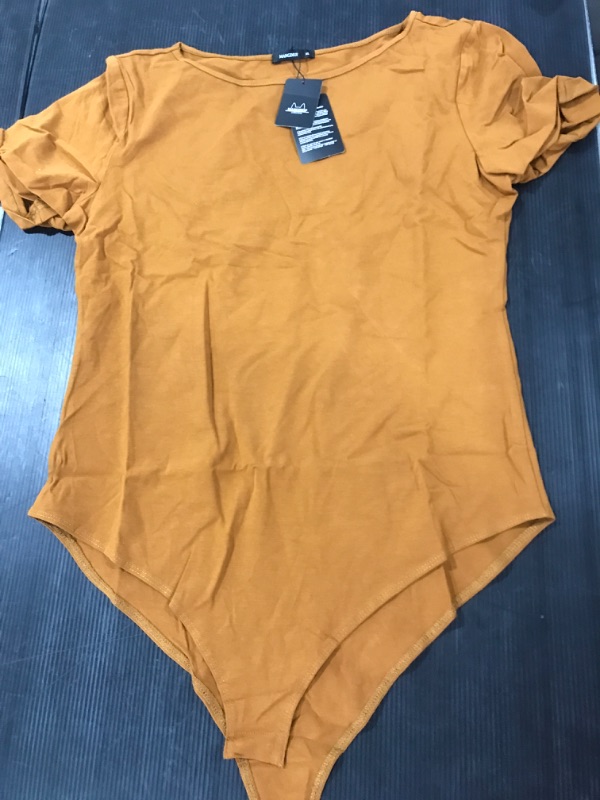 Photo 1 of [Size XL] Mandgup Ladies Body Suit - Rust Orange