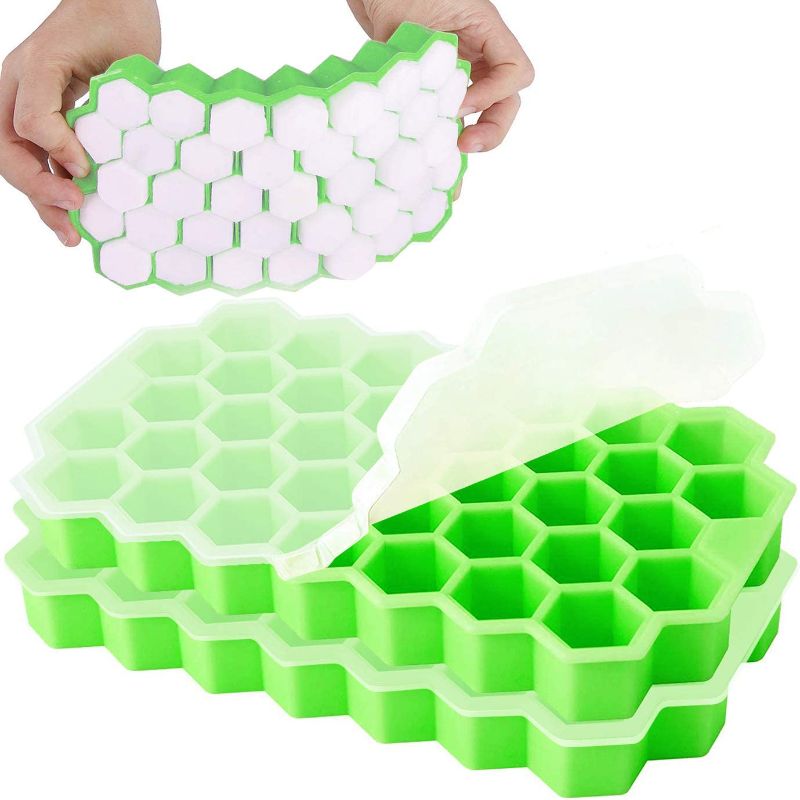 Photo 1 of [2 Pack] Silicone Molds with Lids- Octagons