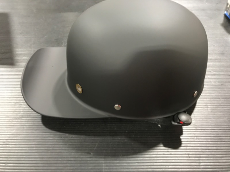Photo 2 of [Size M] Yesmotor Baseball Style Cap Motorcycle Helmet Unisex-Adult - DOT Approved
