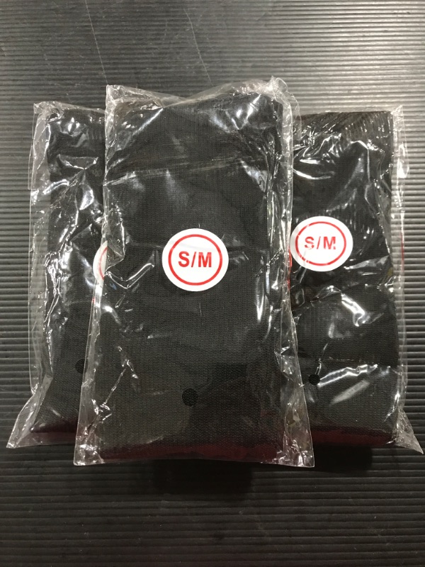 Photo 1 of 3 Pack of Long Dress Sock [Size S/M] Black