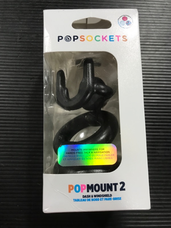 Photo 1 of PopSockets PopMount 2 Dash and Windshield Black Car Holders And Mounts