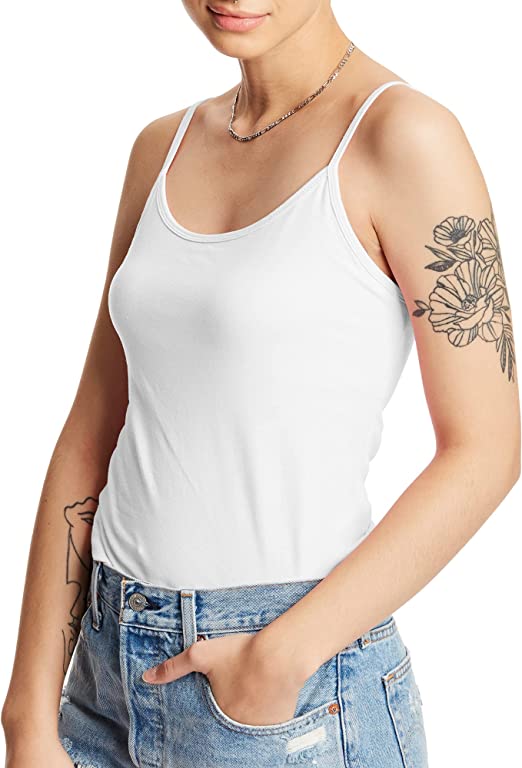 Photo 1 of [Size L] Hanes Cami with Built in Bra- White