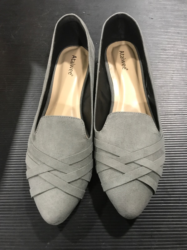 Photo 1 of [Size 11] Ladies Dress Shoes- Grey Suede