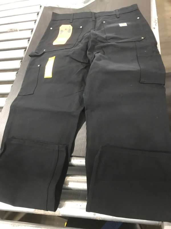 Photo 2 of [Size 36x32] Men's Carhartt® Double Front Work Dungarees- Black
