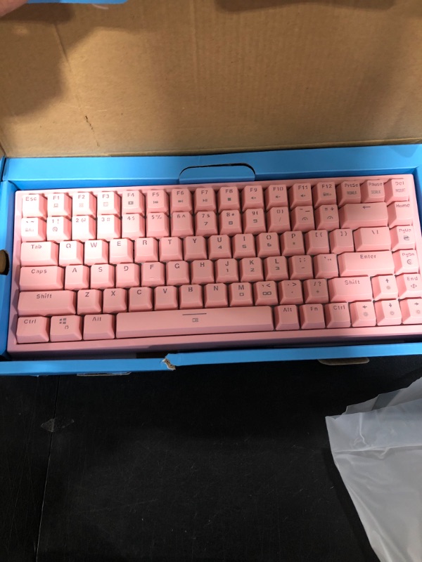 Photo 2 of HUO JI CQ84 84 Keys Wired RGB Mechanical Gaming Keyboard