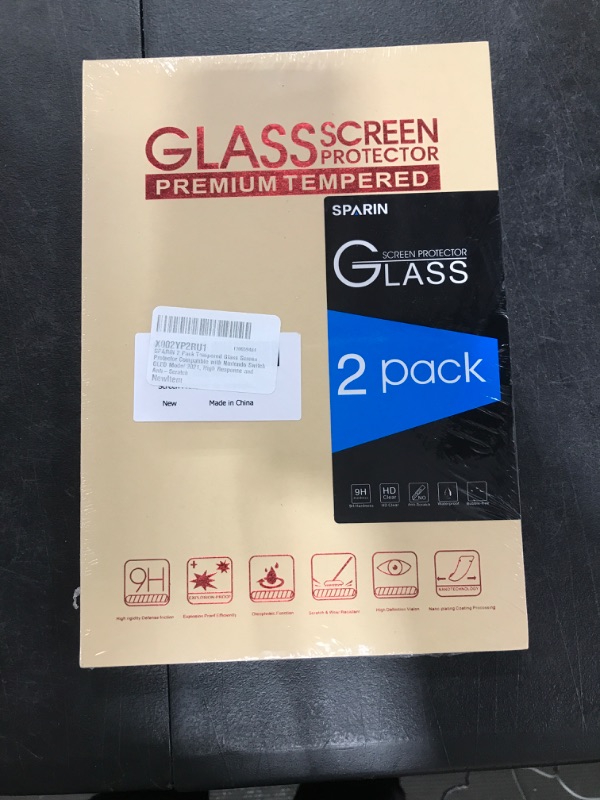 Photo 2 of 2 Pack Screen Protector Compatible with All-new Fire HD 10 Tablet 2021 / Fire HD 10 Plus / Fire HD 10 Kids / Fire HD 10 Kids Pro Tablet (11th Generation, 2021 Released), SPARIN Tempered Glass/Alignment Tool