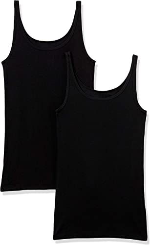 Photo 1 of Amazon Essentials Women's Slim-Fit Thin Strap Tank, Pack of 2  SIZE XXL