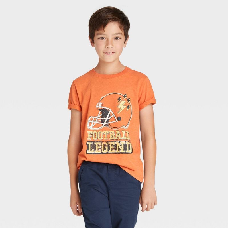 Photo 1 of Boys' 'Football Legend' Graphic Short Sleeve T-Shirt - Cat & Jack™
SIZE-XL