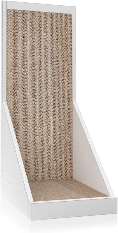 Photo 1 of  Vertical Cat Scratcher Standing Scratch Pad - Reversible zBoard Lasts 5X Longer, White
USED / UNKNOWN MISSING PARTS