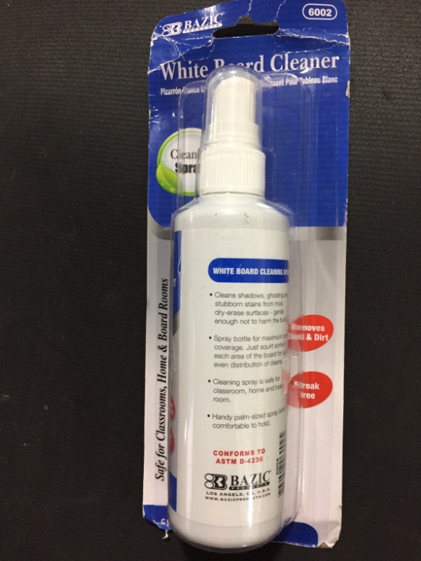 Photo 1 of white board cleaner cleaning spray