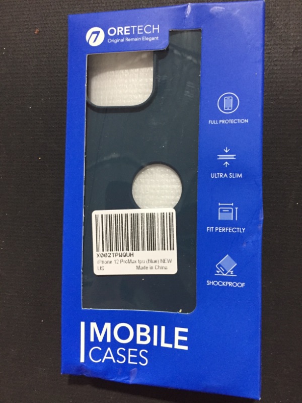 Photo 1 of iphone 12 pro max tpu blue 