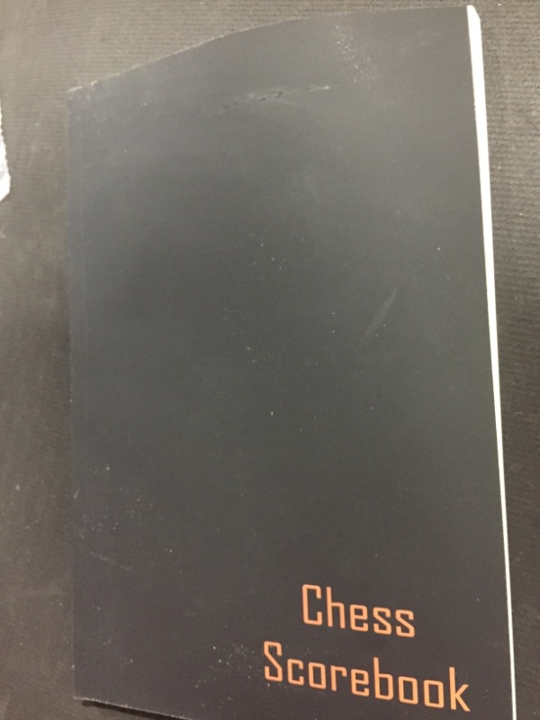 Photo 1 of Chess Scorebook: Score Sheet and Moves Tracker Notebook, Chess Tournament Log Book, Notation Pad, White Paper, 6? X 9?, 120 Pages
