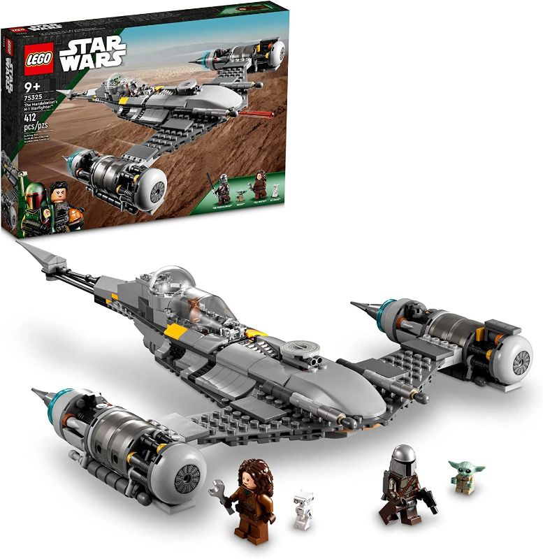 Photo 1 of LEGO Star Wars: The Book of Boba Fett The Mandalorian’s N-1 Starfighter 75325 Building Kit; Fun Buildable Toy Playset for Creative Kids Aged 9 and Up, Featuring 4 Popular Characters (412 Pieces)
