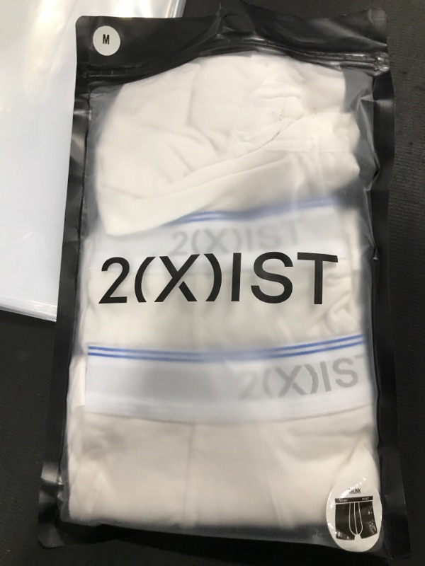 Photo 2 of 2(x)ist Men's Cotton Stretch 3 Pack No-Show Trunk - White
Size M 