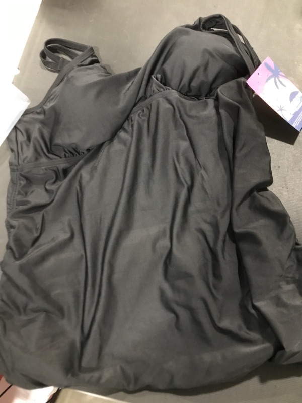 Photo 1 of 1 piece black summer swim suit gown Size 2XL