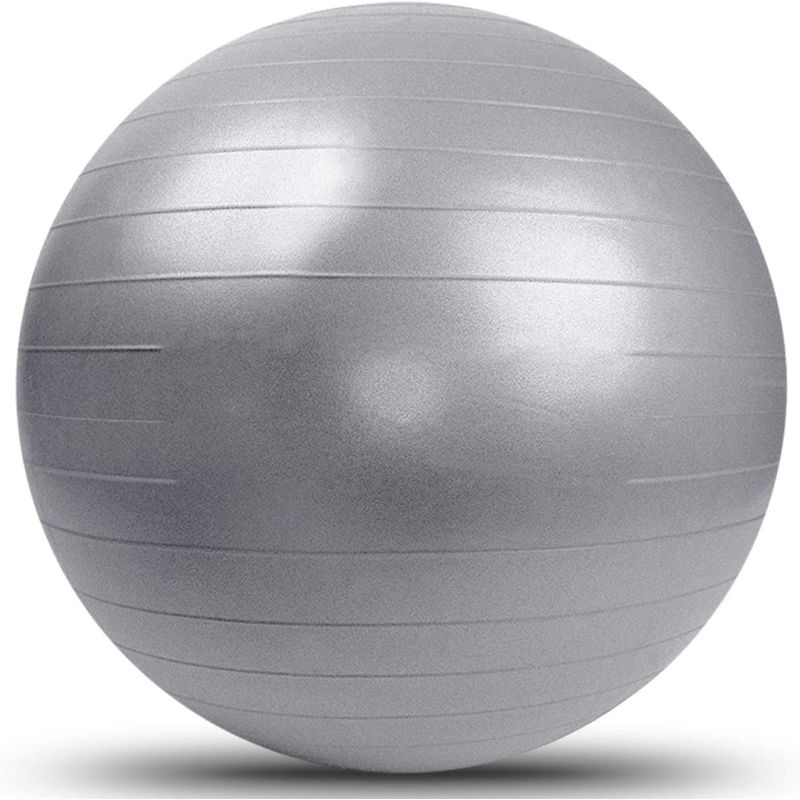 Photo 1 of Yoga Ball Upgrade Exercise Fitness Core Stability Balance Strength 600 lbs Capacity Anti-Burst Heavy Duty Prenatal Birthing Yogaball for Office Home Gym