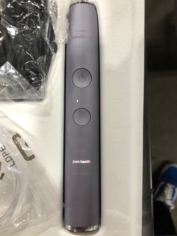 Photo 1 of Philips Sonicare DiamondClean Smart 9300 Rechargeable Electric Power Toothbrush, Grey, HX9903/41
