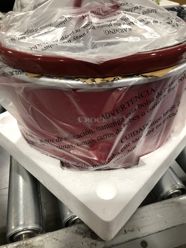 Photo 1 of Crock-Pot, Red SCV401-TR 4-Quart Manual Slow Cooker
