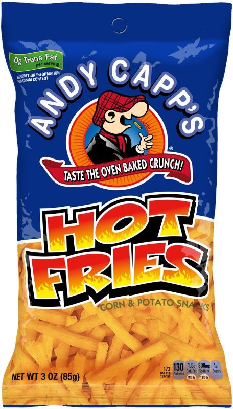 Photo 1 of Andy Capp's Hot Fries 12-3oz Bags. Expired Best By SEP 11/22