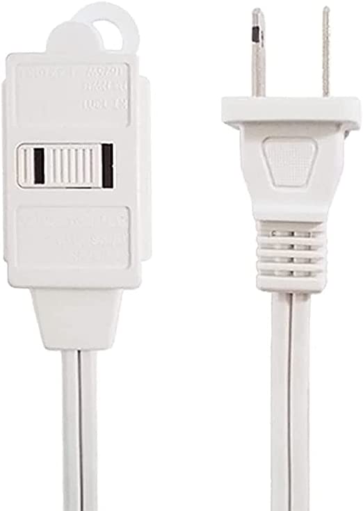 Photo 1 of  Uninex AC20WHT_NV Household Extension Cord with Sliding Safety Covers, White, 20-Foot, 1-Pack 