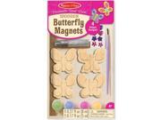 Photo 1 of Decorate-Your-Own: Wooden Butterfly Magnets