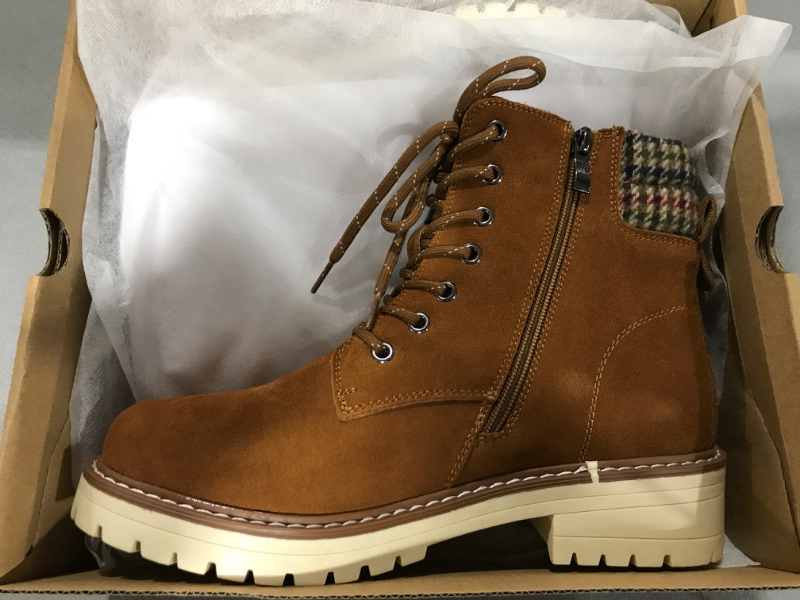 Photo 2 of [Size 9.5] DeYashopin Womens Hiking Boots Non-slip Outdoor Casual Boot - Brown Suede