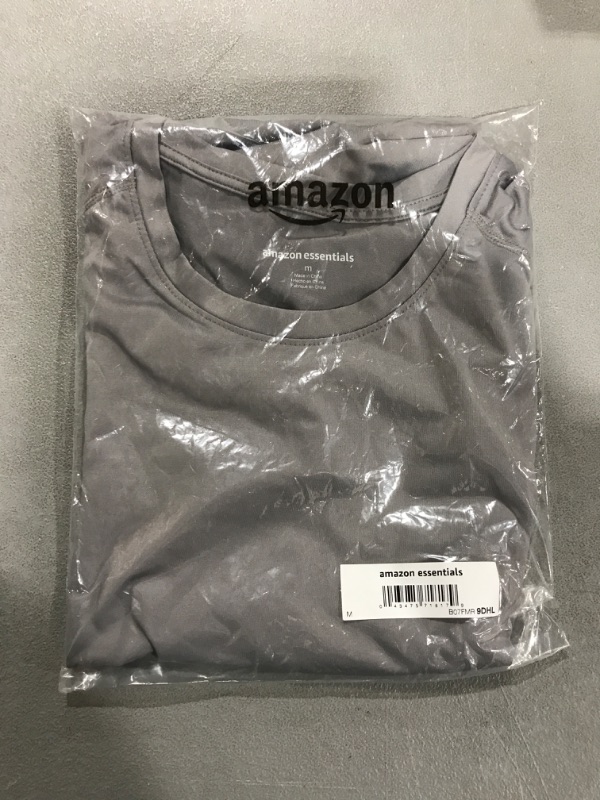 Photo 2 of [Size M] Amazon Essentials Men's Tech Stretch Muscle Shirt -Light Grey