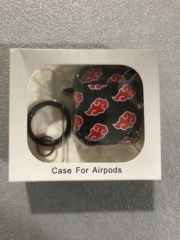 Photo 2 of Airpods Case Cover,Cartoon Cute Anime Design  (Red Cloud)