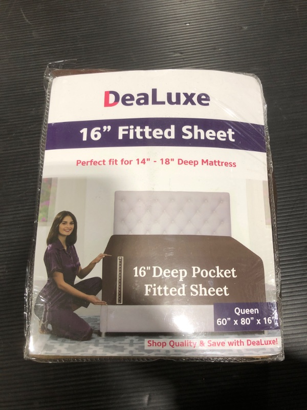 Photo 1 of 16'' FITTED SHEETS--QUEEN **BROWN