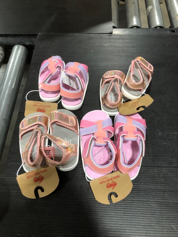 Photo 1 of BAG LOT OF TODDLERS SANDALS VARIOUS SIZES AND STYLES