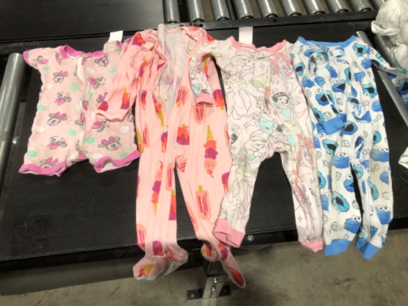 Photo 1 of BAG LOT OF KIDS PAJAMAS VARIOUS SIZES AND STYLES