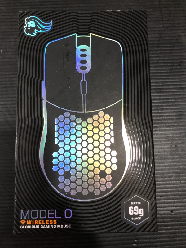Photo 3 of Glorious Model O BAMF Sensor with 19,000DPI G-Skates PTFE Feet Wireless/Wired RGB Gaming Mouse - 69g Matte Black