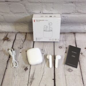 Photo 1 of T19 White True Wireless Bluetooth Stereo Earbuds With Charging Case